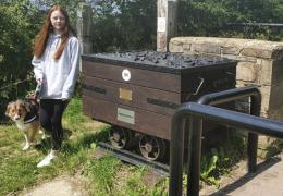 Replica coal wagon