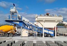TBS MB100 mobile batching plant