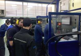 Webtec’s test rig in use at Talleres Lucas