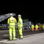 Colas resurfacing works at London Gatwick Airport