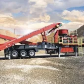 Sandvik US 373 wheeled cone crusher