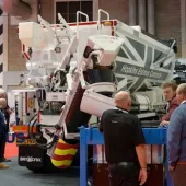 BlueRinse wash-out systems and slurry tubs were shown on the Bay-Lynx stand at the recent UK Concrete Show