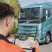 Volvo Group have launched the world’s first Augmented Reality (AR) safety app for electric trucks