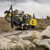 The Epiroc SmartROC T45 top-hammer drill rig 