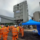 The official opening of Tarmac’s new, state-of-the-art, sustainable asphalt plant in Trowse, Norwich 