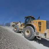 The latest Cat 966 XE wheel loader is equipped with technology to reduce fuel use and monitor efficiency 