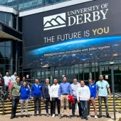 Course participants at the University of Derby