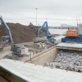 Aggregate Industries supplied 89,000 tonnes of armour-stone for Stallingborough sea defences