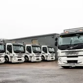 Kirkby Skips have taken delivery of five new Volvo FE Electric 4x2 rigids