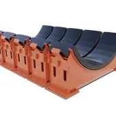 Superior’s revised and improved standard-duty conveyor impact cradle