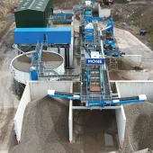 The new CDE recycling plant at Blackhill Quarry has equipped Mone Bros with the latest wet-processing technology to advance a circular economy in Yorkshire 