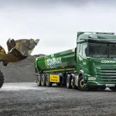 One of FM Conway’s new DAF XF 530 6x2 tractor units