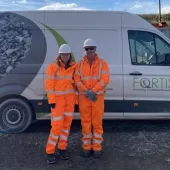 Joanna Collison (left), Fortis IBA’s new environmental compliance manager