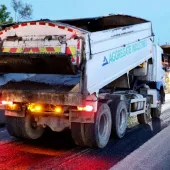 Aggregate Industries are working with non-hazardous, contaminated waste material to produce binder course made up of more than 95% recycled materials