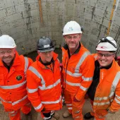 L-R: Dan Attrill (C45 director), Steve Burton, John Pitfield, and Cameron Davies