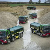 Smith & Sons (Bletchington) have taken delivery of five new Volvo FMX tippers