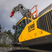 The all-new Volvo EC400 straight boom excavator model is packed with innovative features