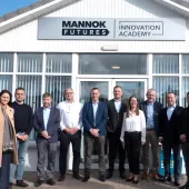 Members of Cimsa’s senior leadership team held a welcome event at Mannok’s Innovation Academy