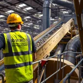 Westminster Waste’s new Kiverco C&D recycling plant can process up to 60 tonnes/h 