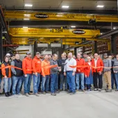 Ribbon-cutting ceremony at Superior’s new crusher manufacturing facility