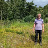 Mike Slater, chair of Butterfly Conservation Warwickshire