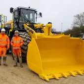 Hills Quarry Products’ new Komatsu WA475-10 loading shovel