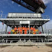 Spencer Group designed and delivered the new bulk handling device to act as the primary link between vessels and shore conveyors at the Port of Tilbury