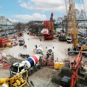 Cemex delivered 30,000 cubic metres of concrete for the Austerlitz Storage Basin project in Paris