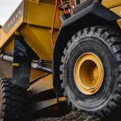 Volvo CE are implementing low-carbon-emission steel into serial production of all their articulated haulers built in Braås, Sweden