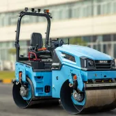 The new fully electric SANY STR50E light tandem roller