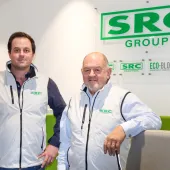 L-R: Ollie Rees, managing director of SRC Group, with newly appointed Chairman Terry Last