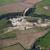 Existing Swansworth Quarry and quarry extension (at top)