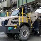 Loughran Rock Industries’ Rokbak RA30 articulated dumptruck