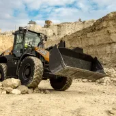 The new 421G wheel loader from CASE