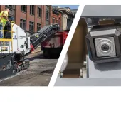 Astec are offering the SiteLine operator environmental awareness camera system as an option on Roadtec cold planers