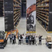 The official opening of Develon’s new Parts Distribution Centre (PDC) in Boom, Belgium