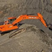 The new Next Generation DX260LC-9 crawler excavator from Develon