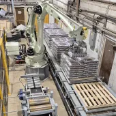 The new Haith robotic packing line Peakdale Quarry Products