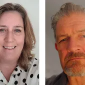 Contractors Working Group chair Cath Pickett and co-chair Rob Cross