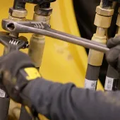 Caterpillar’s how-to resources help customers spot hose wear before it becomes a problem