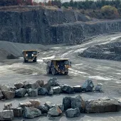 Autonomous Cat 777Gs at Luck Stone’s Bull Run Quarry