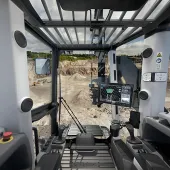 The new operator cabin on the updated SmartROC T35/T40 drill rigs 