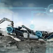 With Wirtgen Group Performance Tracker Crushing, production data from Kleemann crushing plants can be called up in the John Deere Operation Centre 