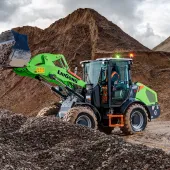 As part of the initial roll-out, CE Rental will prioritize LiuGong’s core battery-electric vehicle (BEV) models, including the 820TE (pictured) and 848TE electric wheel loaders