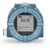 The Rosemount 3144S temperature transmitter improves ease of use with plug-and-play configuration, a large backlit display, and Bluetooth wireless connectivity