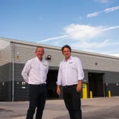 L-R: Jeremy Cross, business development manager at Smiley Monroe, with chief executive officer Chris Monroe
