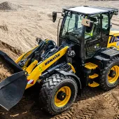 The all-new Komatsu WA170M-11 compact wheel loader