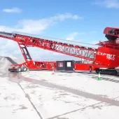 The Telestack TB 42 shiploader unit