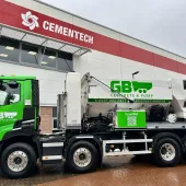 GB Concrete’s new Cemen Tech C60 volumetric concrete mixer 