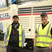 As MDS celebrate 30 years in business, Liam Og Murray (right) reflects on its early days, while newly appointed general manager Steven Keenan (left) looks ahead, building on a solid foundation and driving global ambition